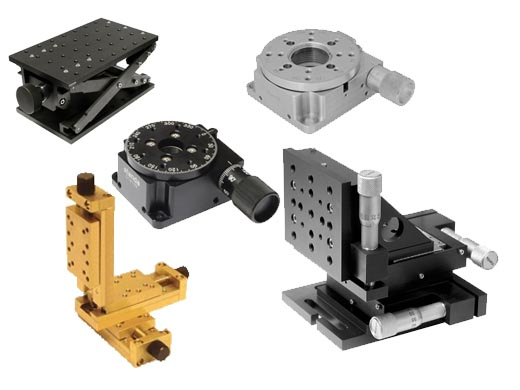 Platines de Translation ou Rotation Manuelles